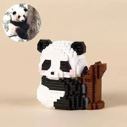 Cute Panda Series Building Block Toys Kia Day Design