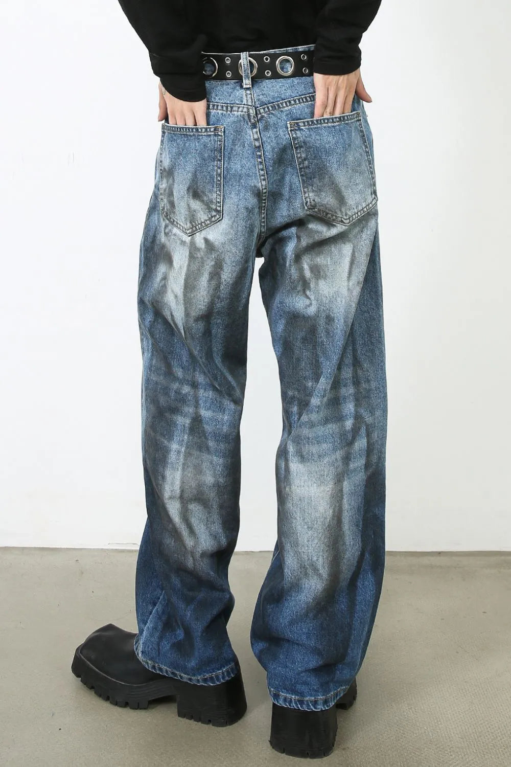 Men's Loose Fit Jeans - -