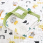 Cotton 6-Layer Unicorn Baby Swaddle Blanket - animals 6 layers110X110cm - blanket