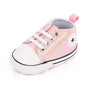 Fashionable Cute Canvas Shoes for Newborn Babies - Light pink 13cm - baby shoes