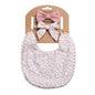 Floral Baby Bib & Headband Combo - DP021 9 - bib set