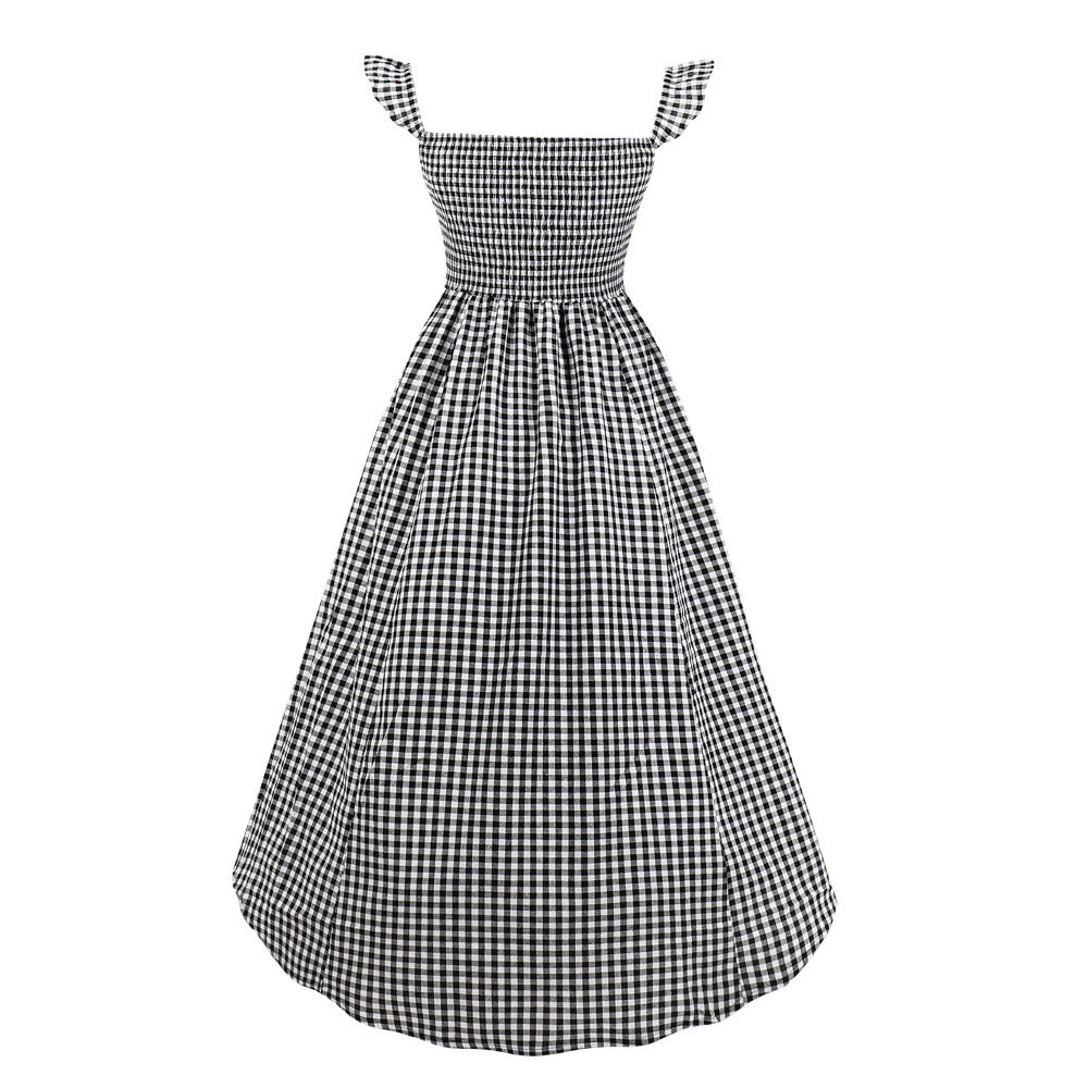 European Style Off-Shoulder Irregular Dress - - dress