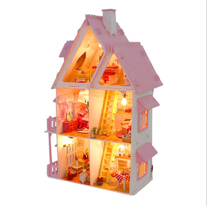 DIY Large House Model Kit - Sunshine Alice - - dollhouse