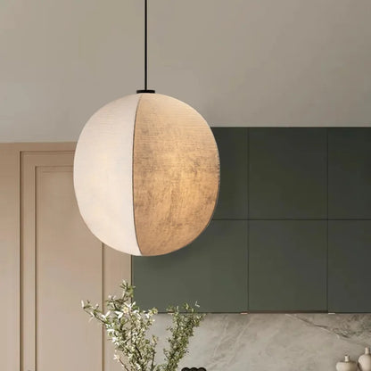 Modern Wabi-Sabi Lantern Pendant Light