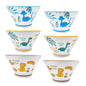 DinoDelight 6PC Ceramic Bowl Set 15 oz - Style-Little Dinosaur 6PC-Little Dinosaur - bowls