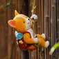 Enchanted Garden Climbers Featuring Squirrels - Climbing Corgi - yard decoration