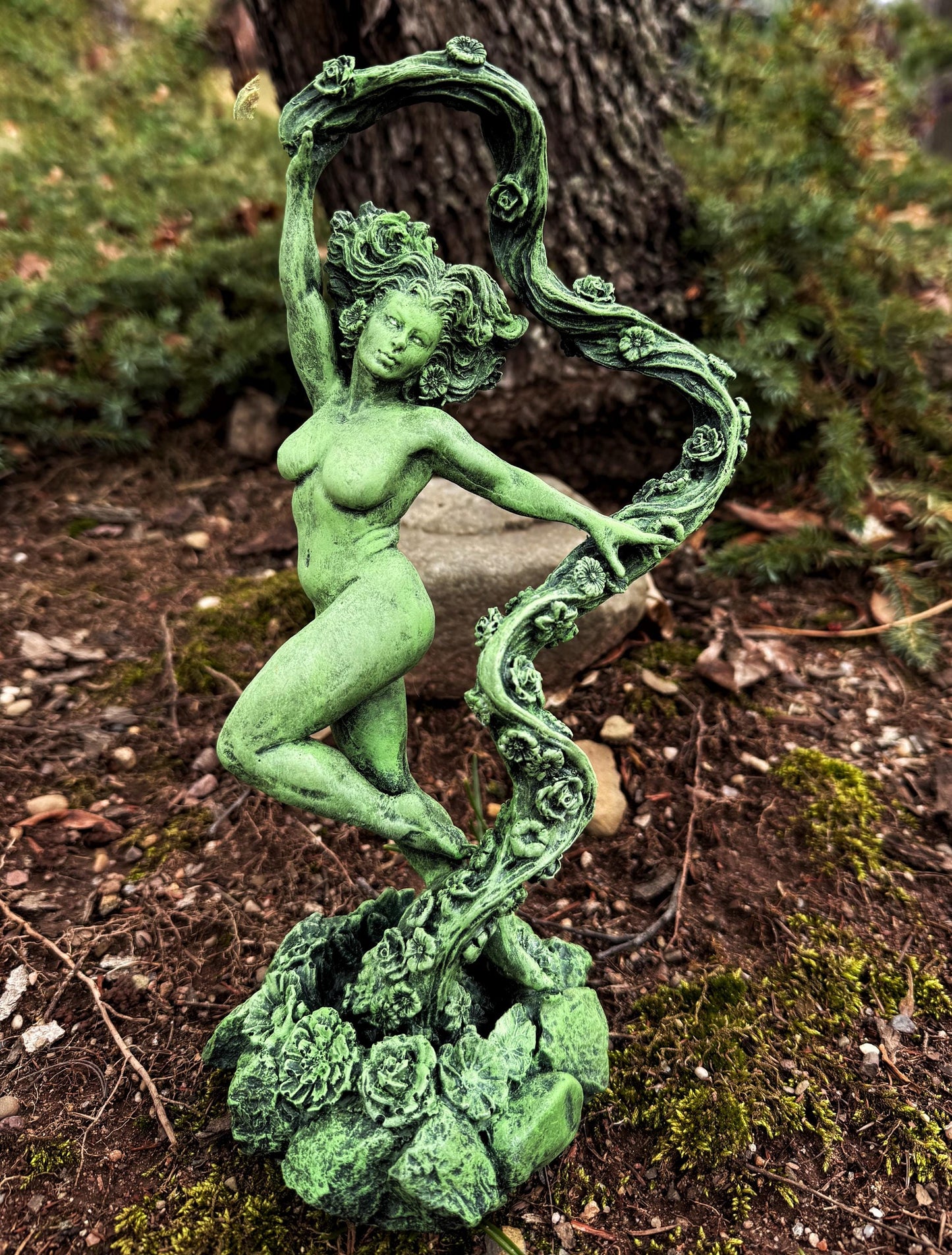 Gaia Statue: Goddess of the Earth | Mythological Gods Figurine | Myths and Legends Statue |Statue for Nature and Fantasy Art Lover Decor - -