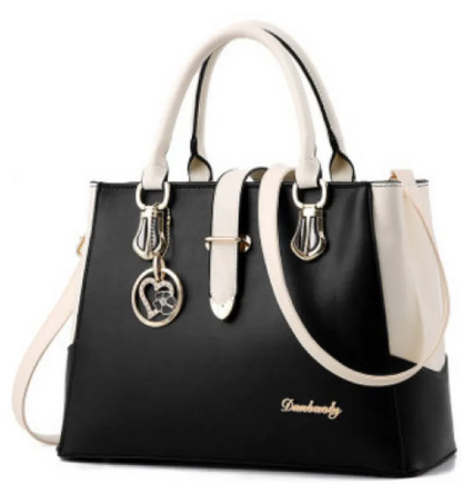 Korean Style Sweet Womens Shoulder Bag - Black - handbag