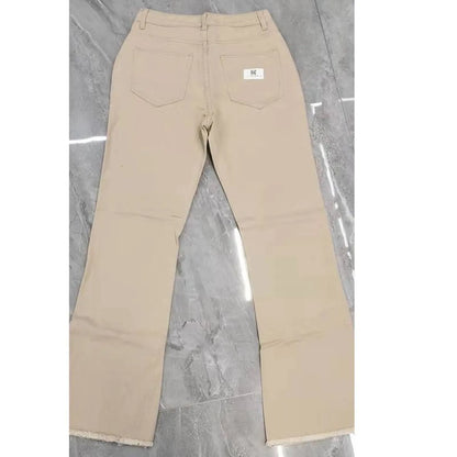 Korean Style Flare Jeans - -