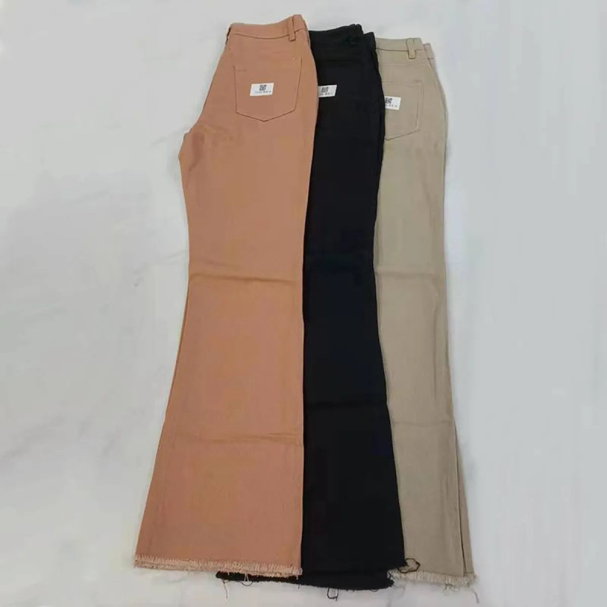 Korean Style Flare Jeans - -