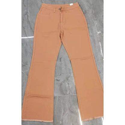 Korean Style Flare Jeans - -