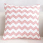 Solid Color Geometric Cushion Cover, Pink Decorative Sofa Cushion Cover light pink