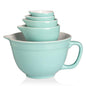 Sweejar 5-Piece Precision Scale Mixing Bowls - Ceramic Turquoise - Turquoise Pack of 5 - bowls