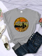 I'm Hiding From Stupid People Camping Scenery Women's Tops Hip-hop Fashion Street See size chart under “more details” - Gray - Tops
