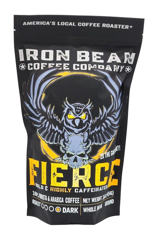 Fierce - Highly Caffeinated Dark Roast - 5lb Ground - Coffee