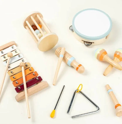 Childrens Wooden Musical Instrument Set - Kia Day Design