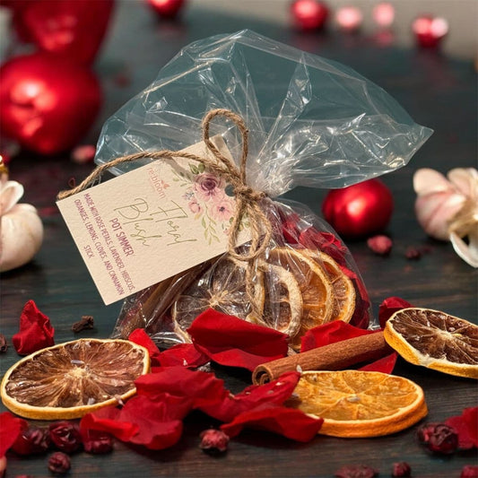 Floral Blush Simmer Pot Kit - - simmer scents