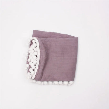 Organic Cotton Baby Tassel Blankets - Kia Day Design
