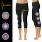 Mandala Leggings with Pockets Full or Capri Length - Capri - Apparel