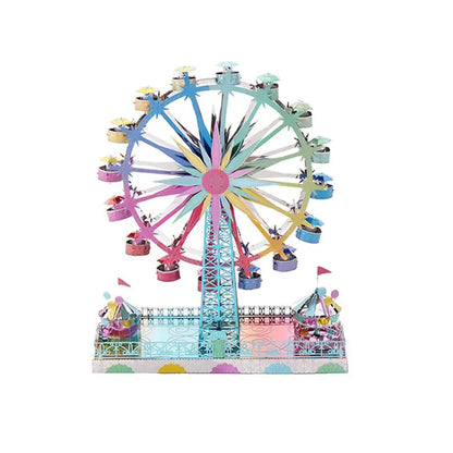 3D Metal Puzzle Model DIY Ferris Wheel Craft Gift Kia Day Design