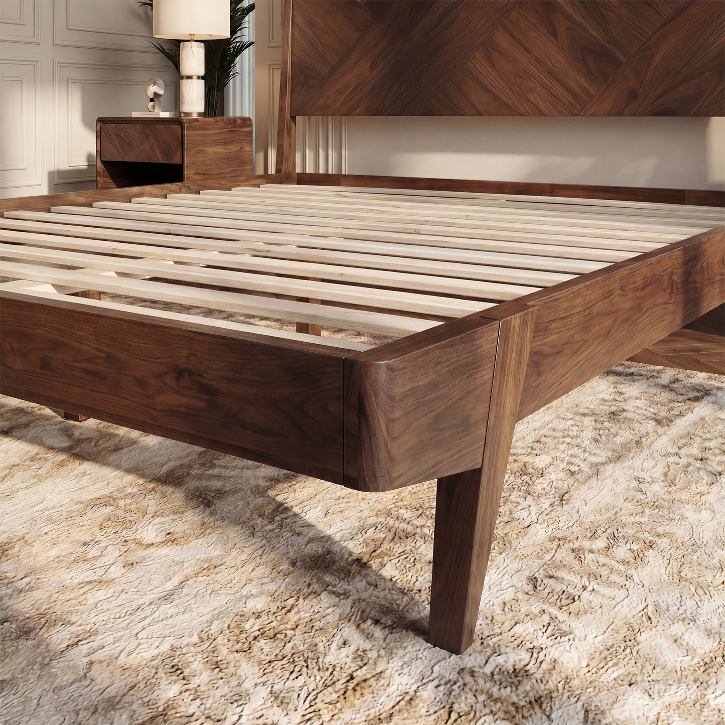 Gazelle Platform Bed Frame - - Bed Frame