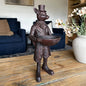 Standing Fox Bronze Bowl | Dapper Critters Collection - - general