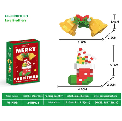 Christmas Snowman Assembly Blocks - - building toy
