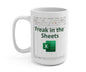 Freak In Sheets Excel Mug - 15oz - Mugs