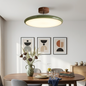 French Retro Cream Saucer Ceiling Lamp - ∅19.7"xH3.5" Green - Ceiling Light