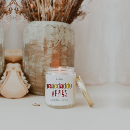Fresh Macintosh Apple Soy Candle - - candle