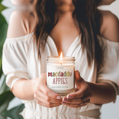 Fresh Macintosh Apple Soy Candle - - candle