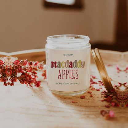 Fresh Macintosh Apple Soy Candle - - candle
