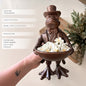 Charming Frog Bronze Bowl Dapper Critters Collection - - Sale