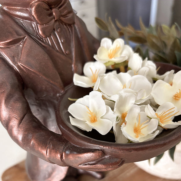 Charming Frog Bronze Bowl | Dapper Critters Collection - - Sale