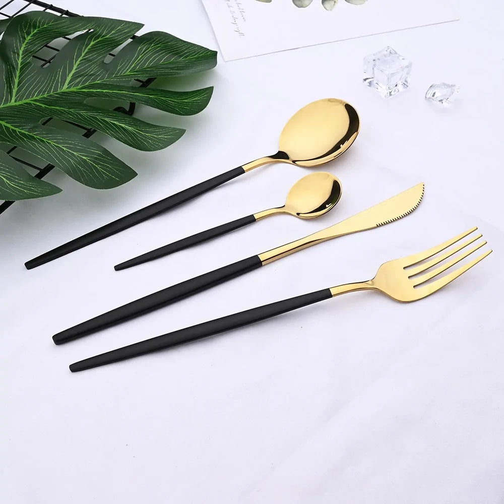 Kitchen Fork Knife Spoon Tableware Set