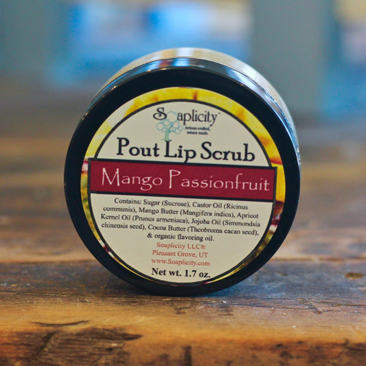 Mango Passionfruit Pout Lip Scrub - - Lip Scrubs