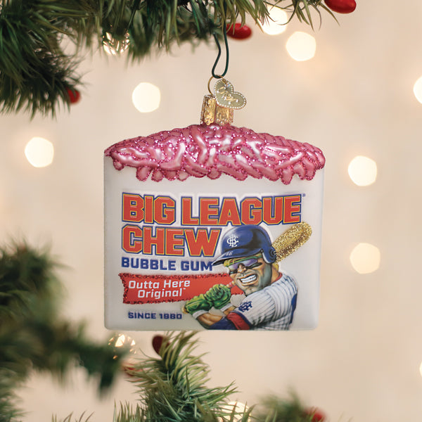 Big League Chew Glass Ornament - - Christmas >> Ornaments >> Glass