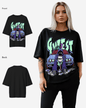 G West Womens HEIST Oversized TEE - Black - Womens Oversizes T-Shirt