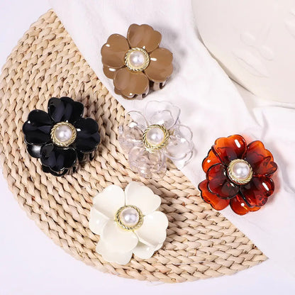 Flower Shaped Hair Clips - Kia Day Design
