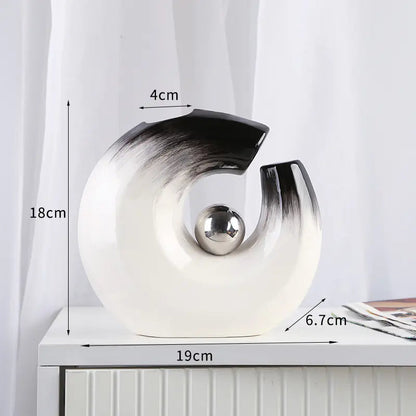 Decorative Shaped Ceramic Vases - Kia Day Design