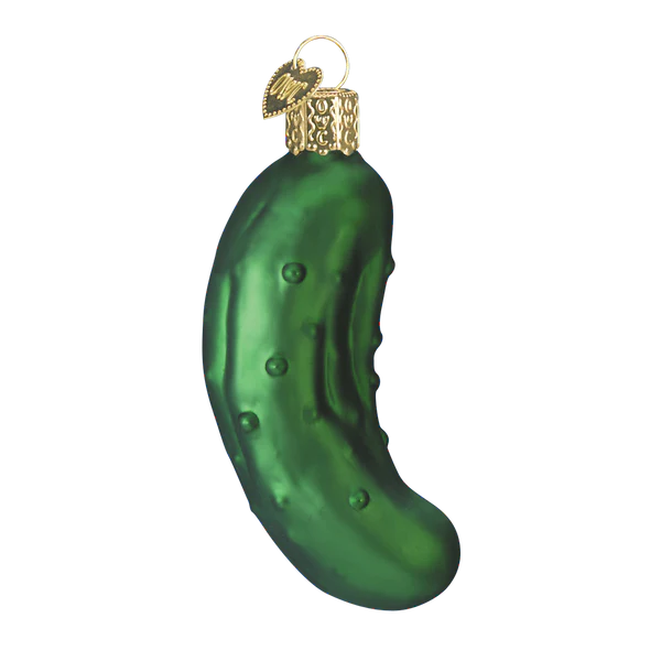 Pickle Glass Ornament - Default Title - Christmas >> Ornaments >> Traditions
