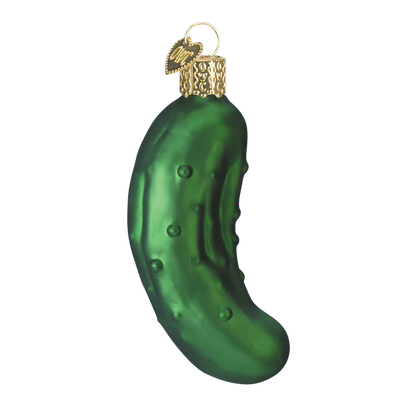 Pickle Glass Ornament - Default Title - Christmas >> Ornaments >> Traditions