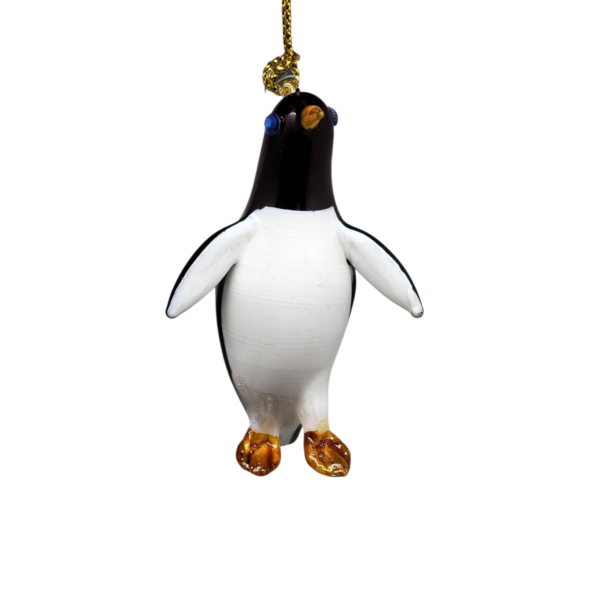Egyptian Glass Penguin Ornament - - Christmas >> Ornaments >> Egyptian Glass