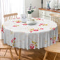 Red Rose Floral Round Tablecloth - Kia Day Design