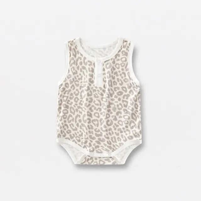Bamboo Fiber Baby Zippered Romper - Kia Day Design