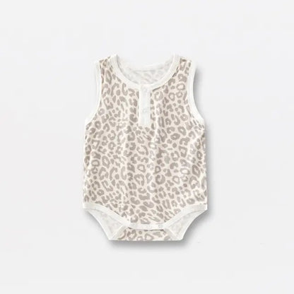 Bamboo Fiber Baby Zippered Romper - Kia Day Design
