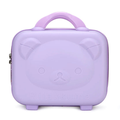 Luxury Cartoon Bear Travel Suitcase for Kids (14-Inch) - Kia Day Design