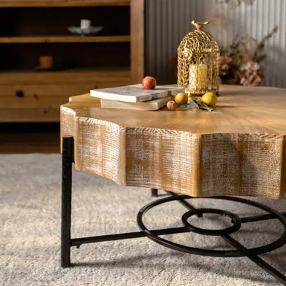 Cedar Coffee Table Set - 2 Piece Set Kia Day Design