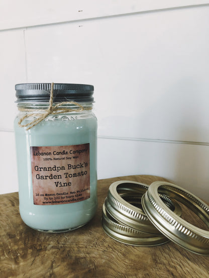 Grandpa Buck's Garden Tomato Vine Candle - - Candles & Melts