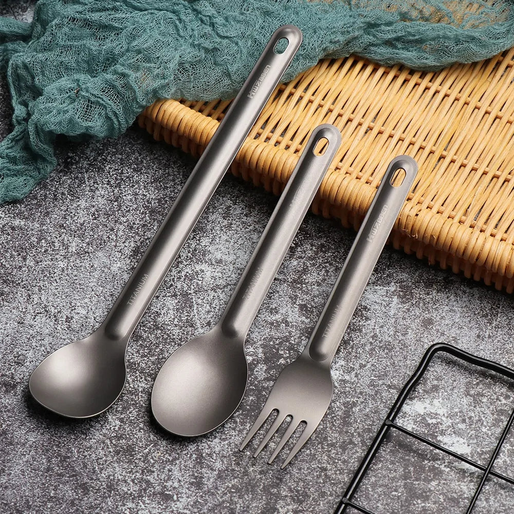 Ultralight Long Handle Spoon Fork